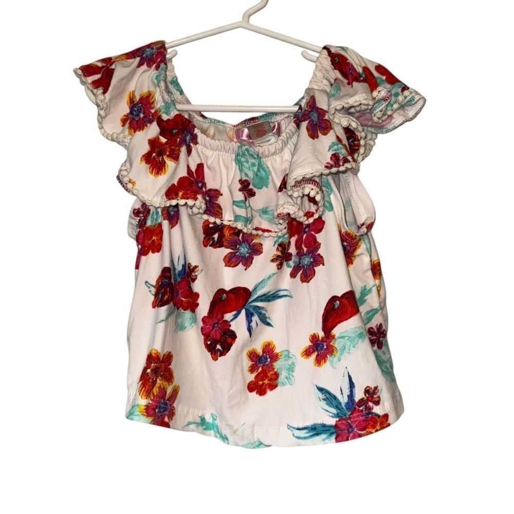 1st Kiss Tropical Floral Top
